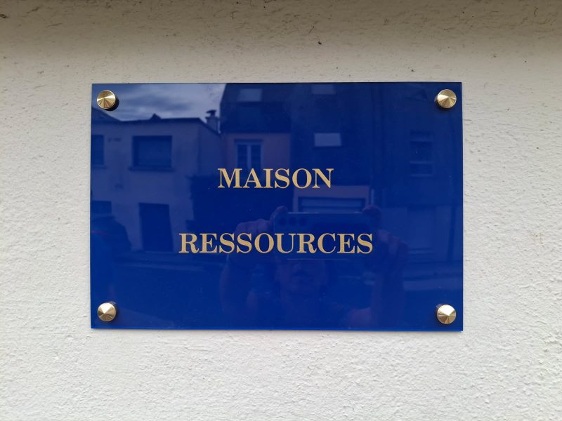 Plaque La Maison Ressources Angélique Des Nétumières Psychologue Rennes